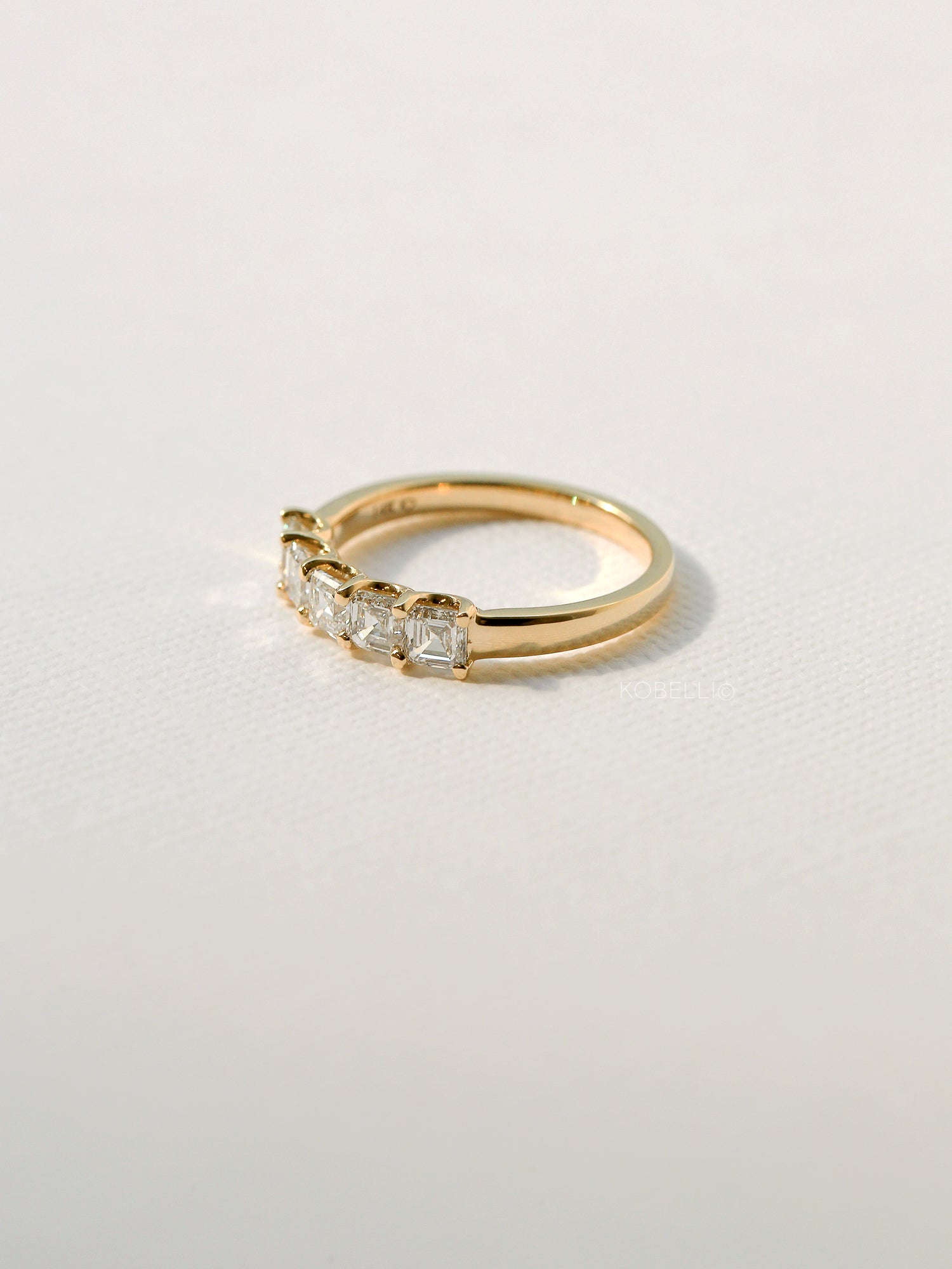 Kobelli Asscher Diamond Band