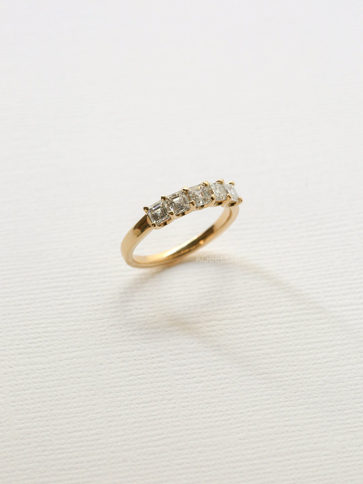 Kobelli Asscher Diamond Band