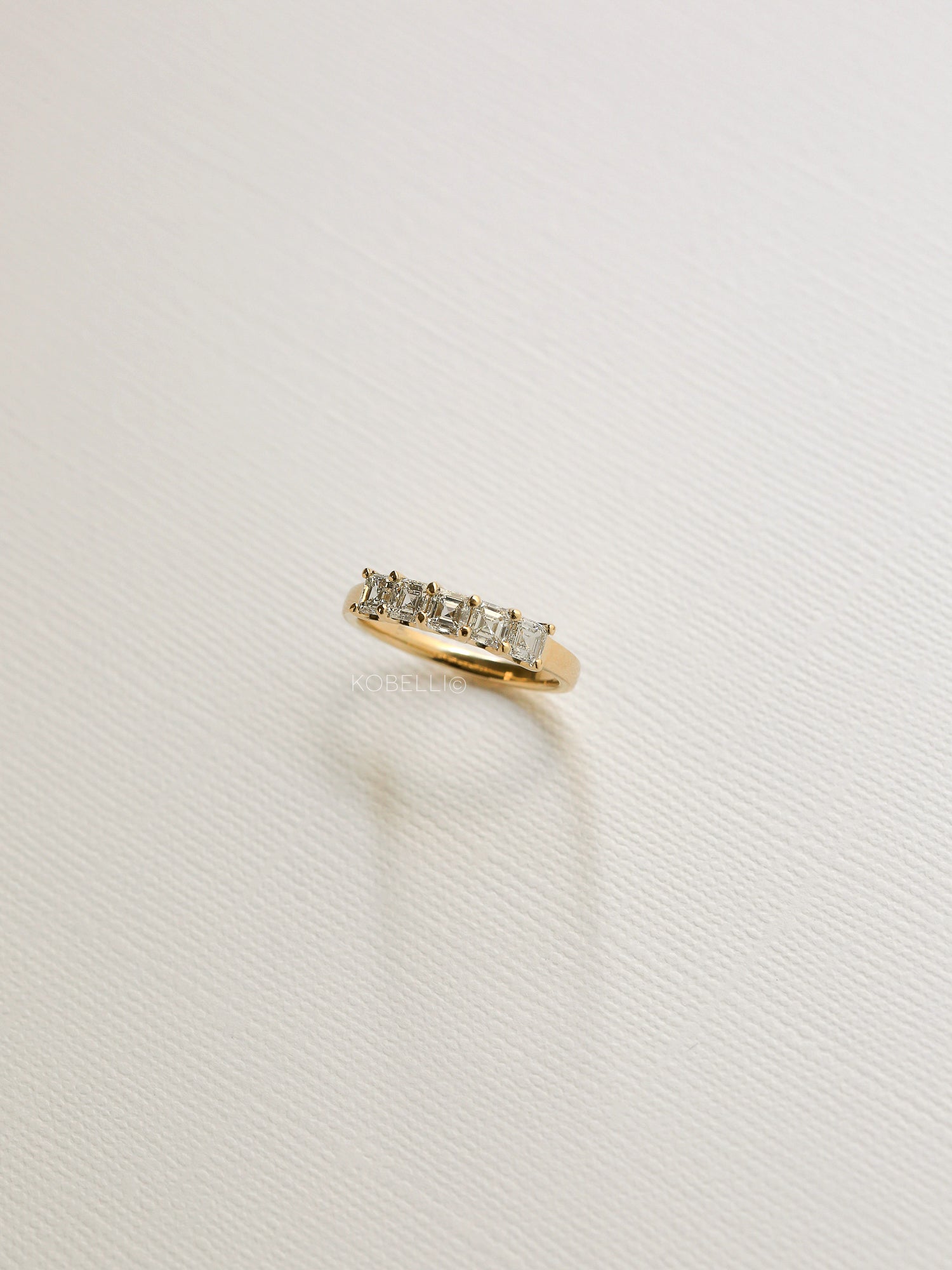 Kobelli Asscher Diamond Band