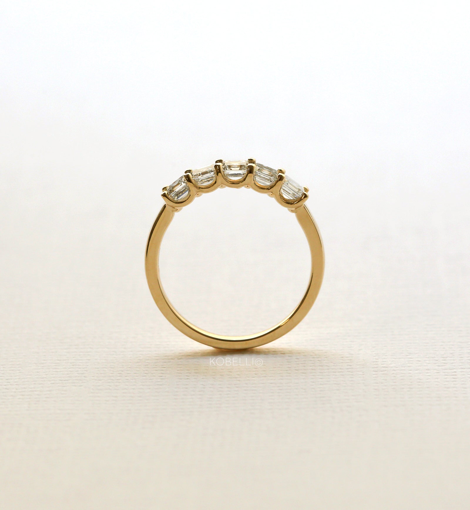 Kobelli Asscher Diamond Band