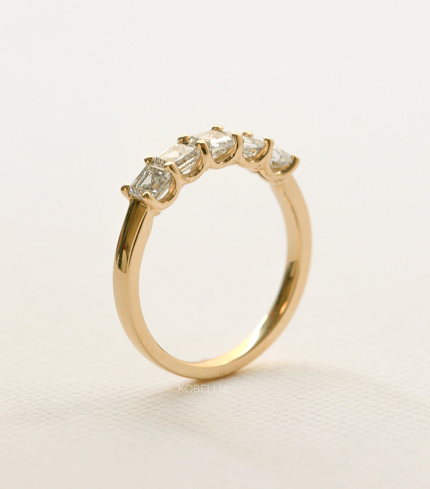 Kobelli Asscher Diamond Band