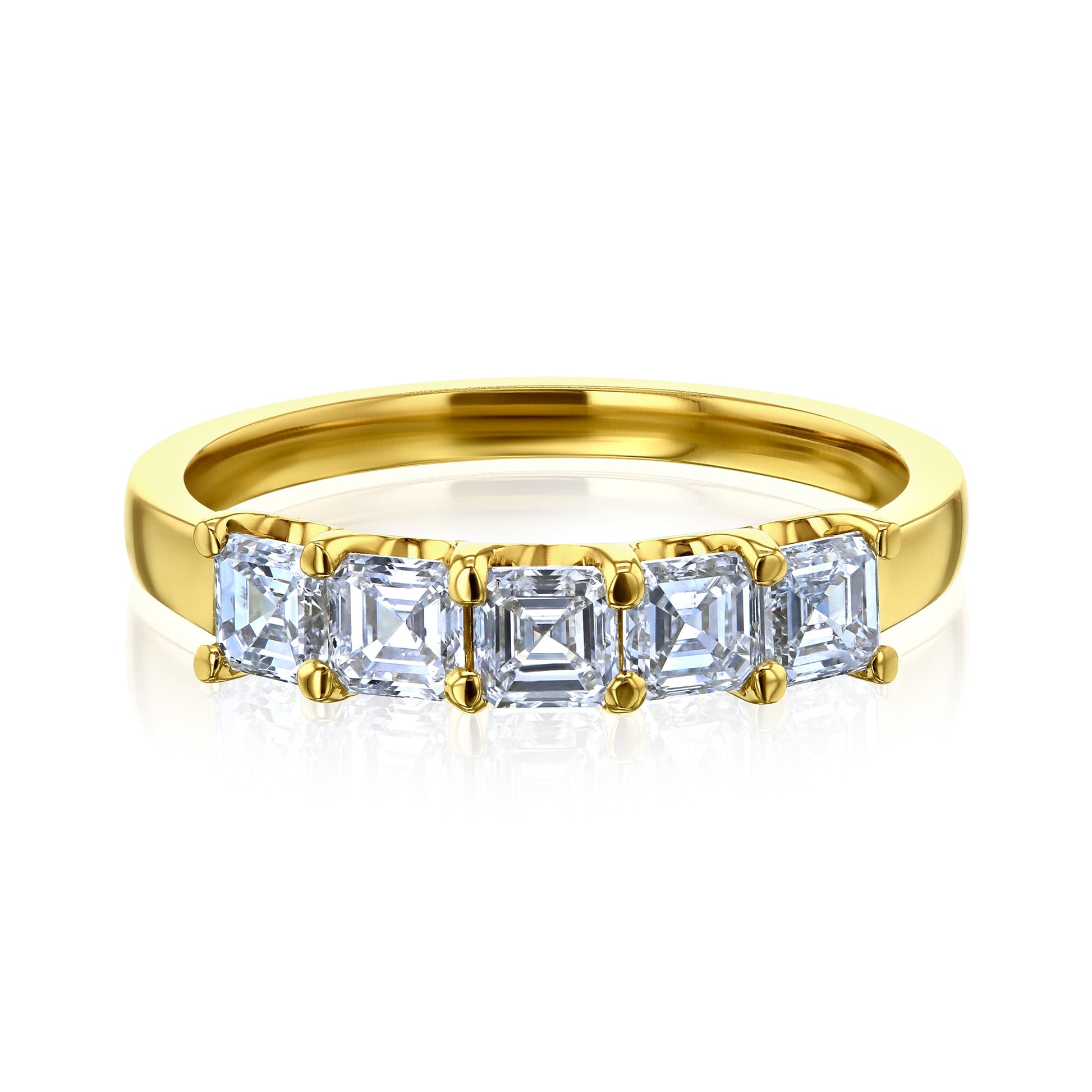 Kobelli Asscher Diamond Band