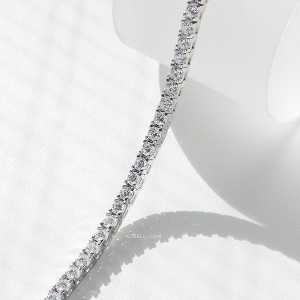 【LLOYD】White Timeless 3MM Basic Tennis Bracelet (S) 追跡送 LLOYD】White Timeless 3MM Basic Tennis Bracelet (S) 追跡送
