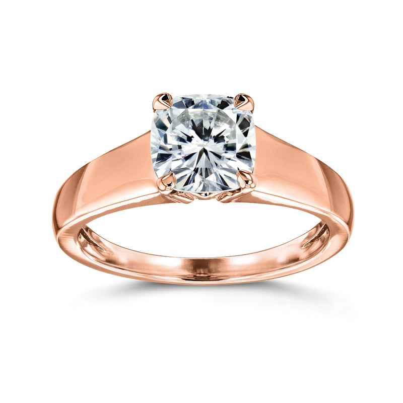 Kobelli Grown - Cushion Lab Diamond Solitaire Ring