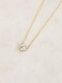 Heart shaped diamond comes attached to chain