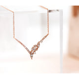 0.3 Carat Lab Grown Diamond Orion Chevron Necklace