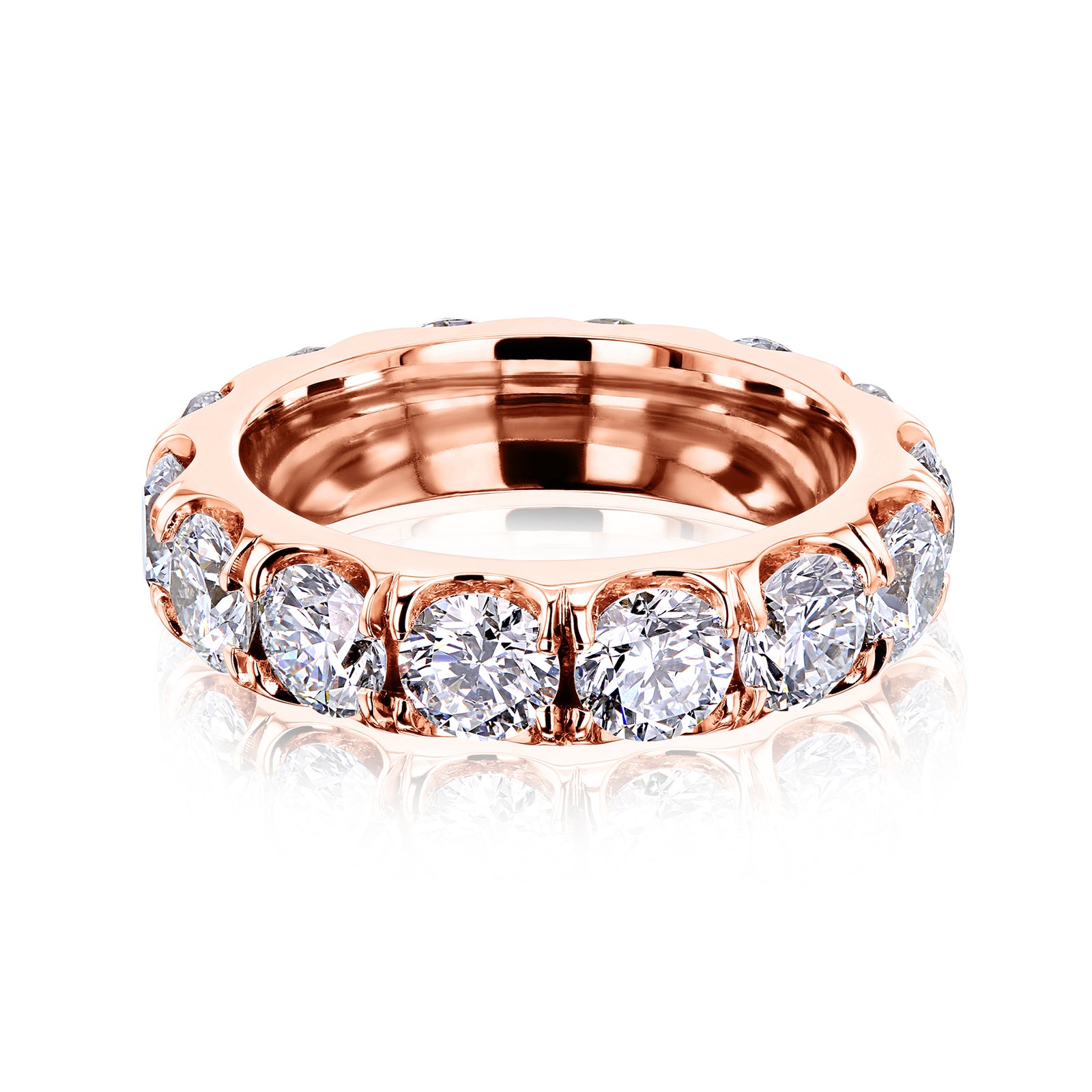 Lab Grown Diamond Bethany Ring in Rose Gold