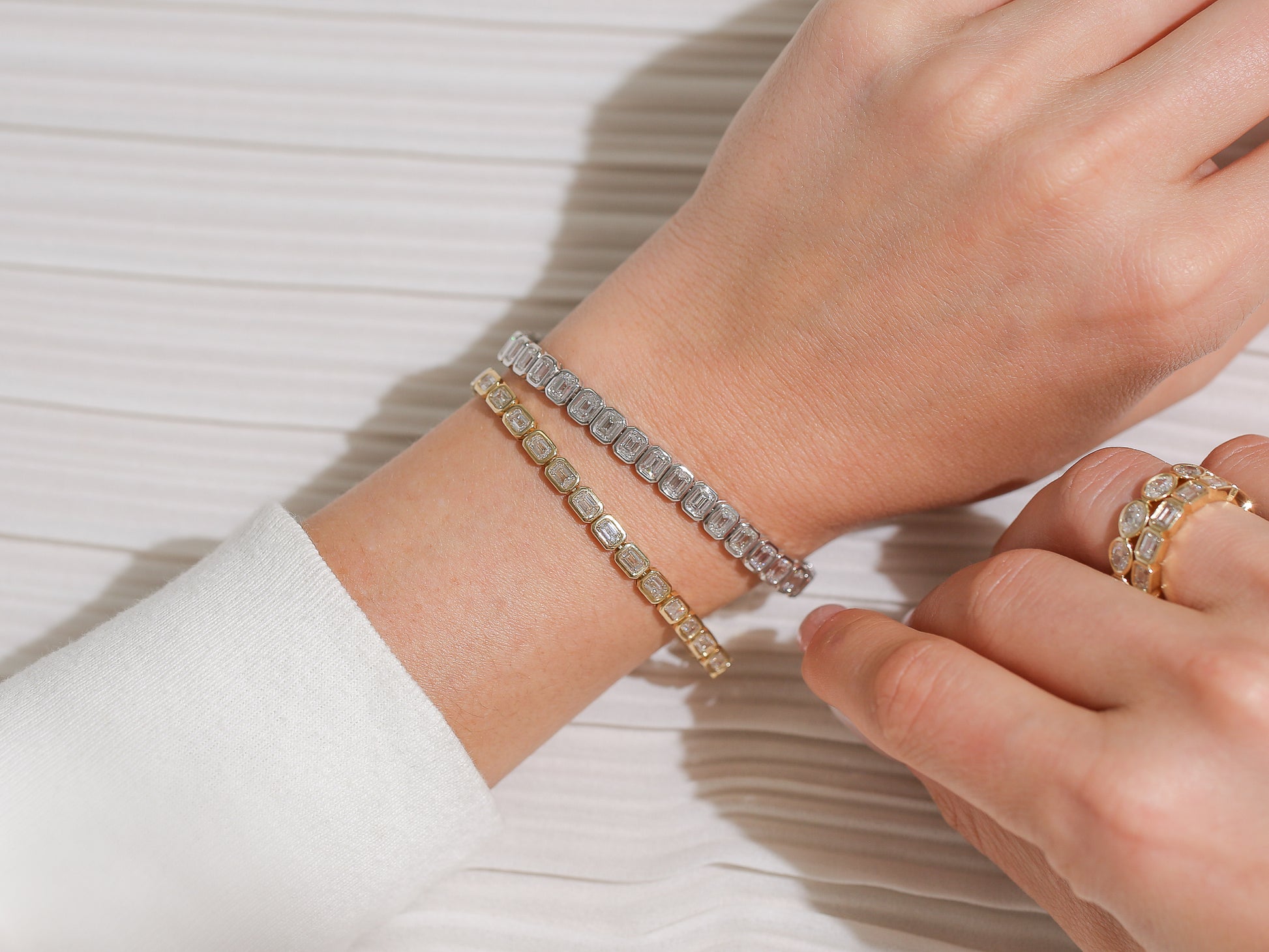 Eternal Belle Bracelet - 9.25 Ct TDW Diamond Tennis