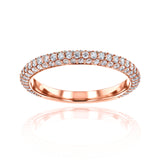 0.8 Carat Lab Grown Diamond Near Eternity Beverly Ring