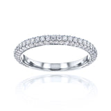 0.8 Carat Lab Grown Diamond Near Eternity Beverly Ring