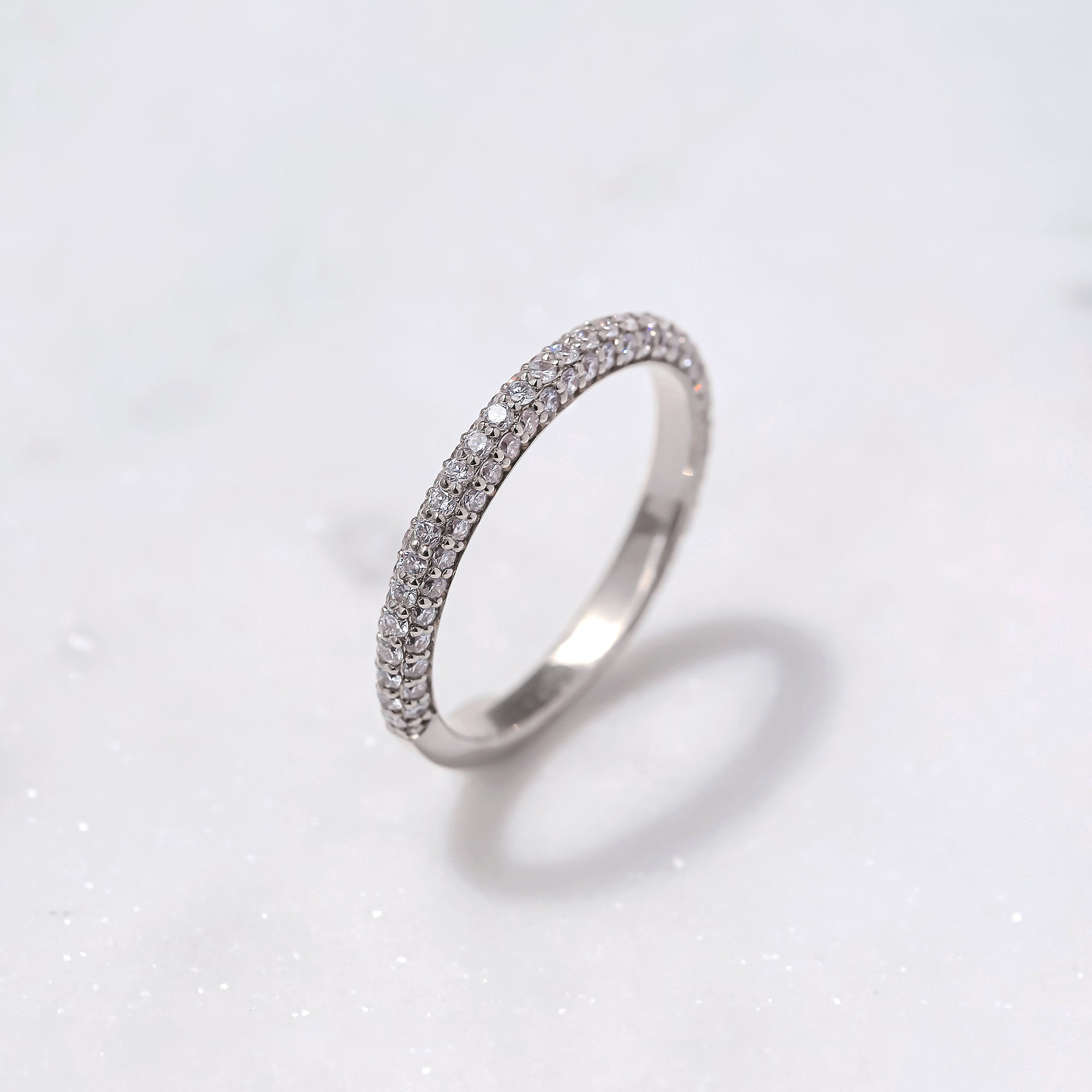 0.8 Carat Lab Grown Diamond Near Eternity Beverly Ring