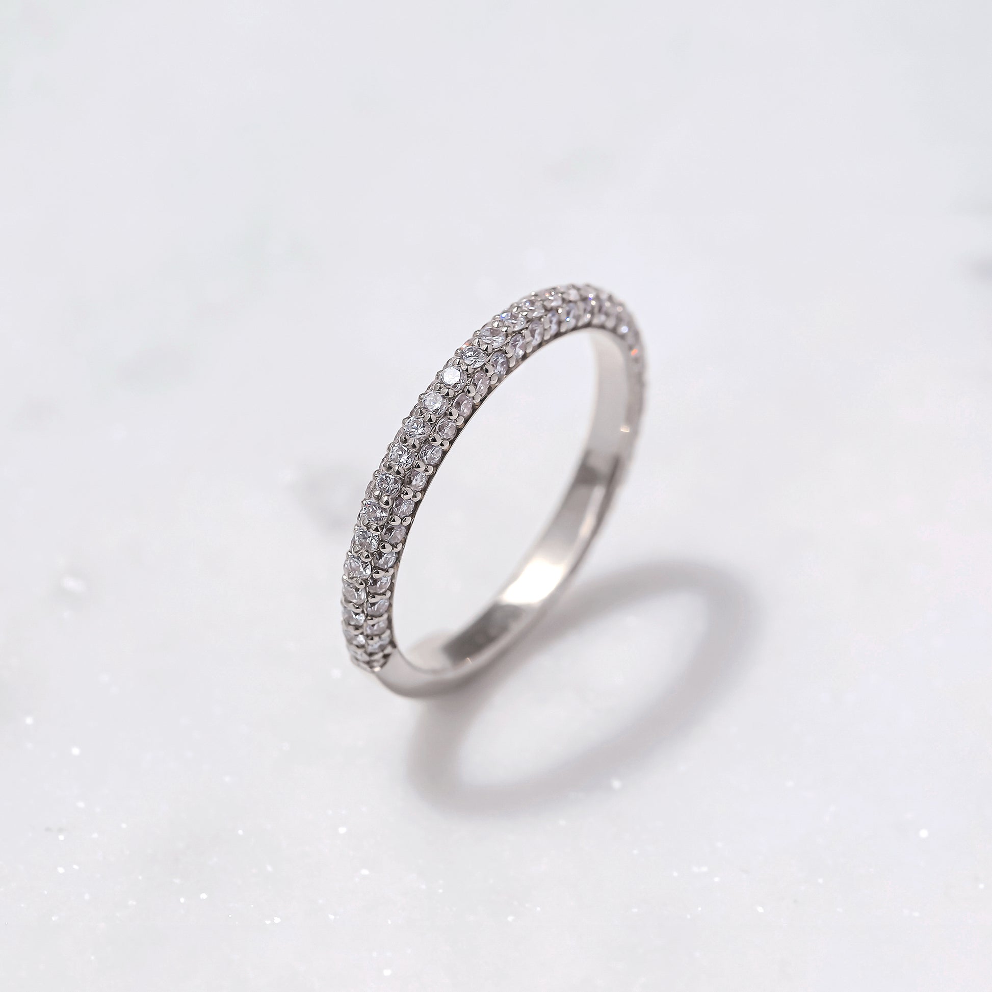 0.8 Carat Lab Grown Diamond Near Eternity Beverly Ring