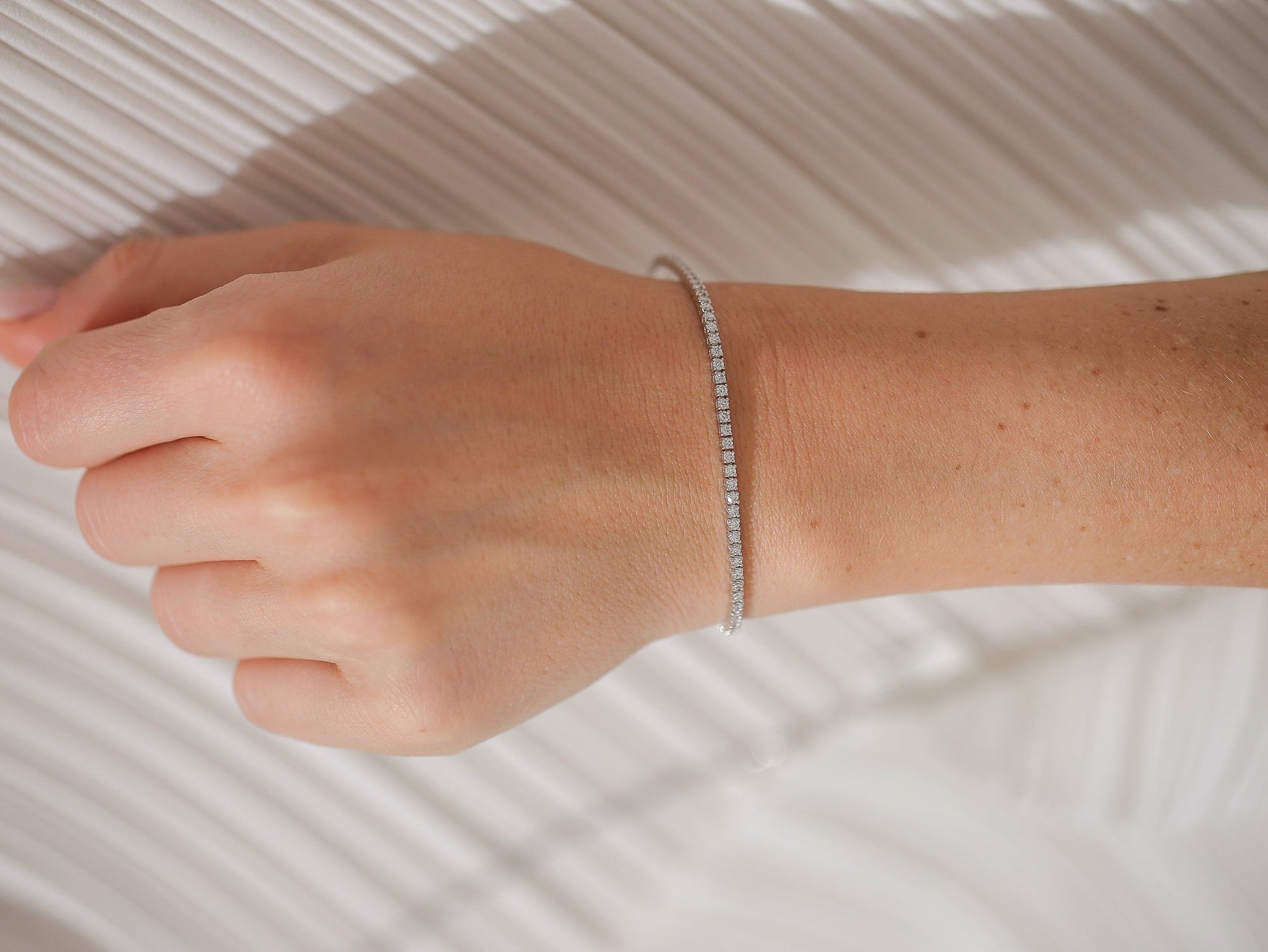 Diamond Tennis Bracelet 1.7mm Diamonds