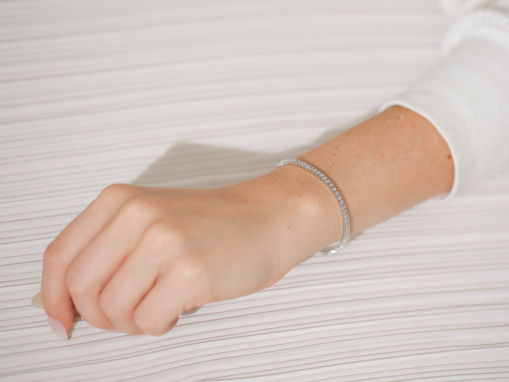 Diamond Tennis Bracelet 2mm Diamonds