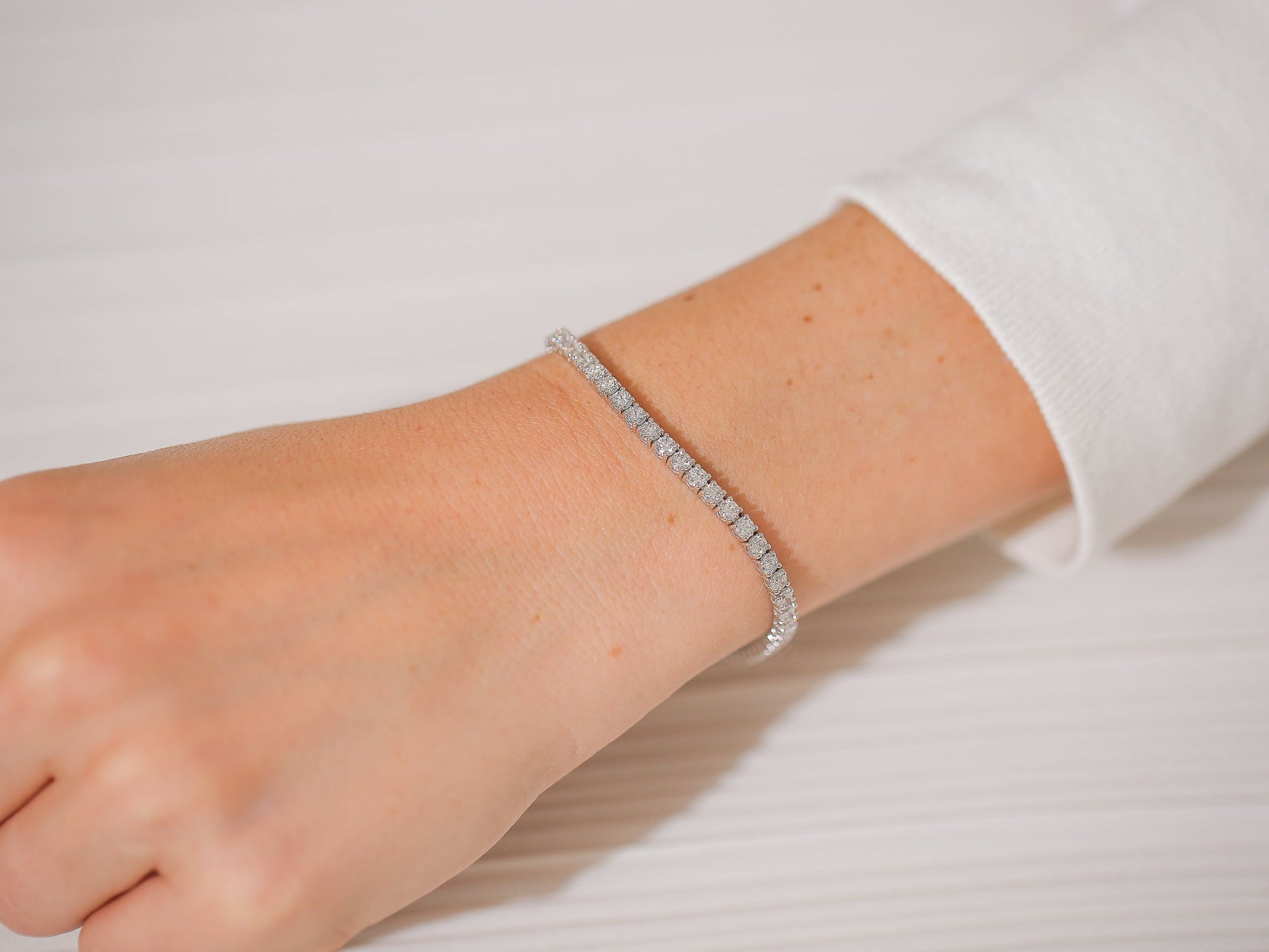Diamond Tennis Bracelet 2.9mm Diamonds