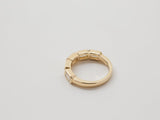 Kobelli Lab Grown Emerald Diamond Bezel 5-Stone Band - Lifestyle Image