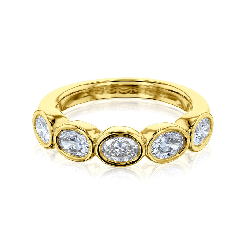 Kobelli Lab Diamond Oval 1.11ct Diamond Band