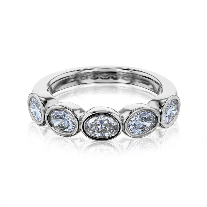 Kobelli Lab Diamond Oval 1.11ct Diamond Band