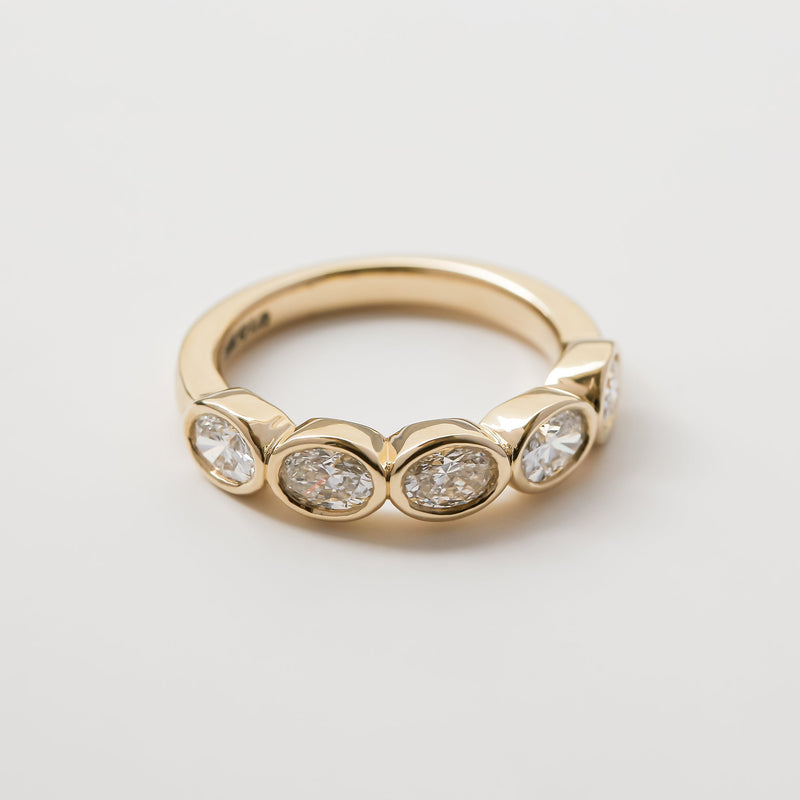 Kobelli Lab Diamond Oval 1.11ct Diamond Band
