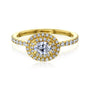 Kobelli Large Oval Diamond Halo Ethical & Sustainable Engagement Ring