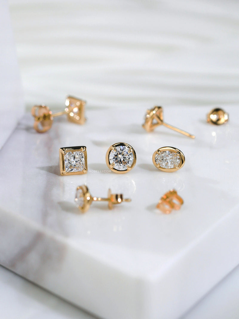 Princess Chubby Bezel Studs