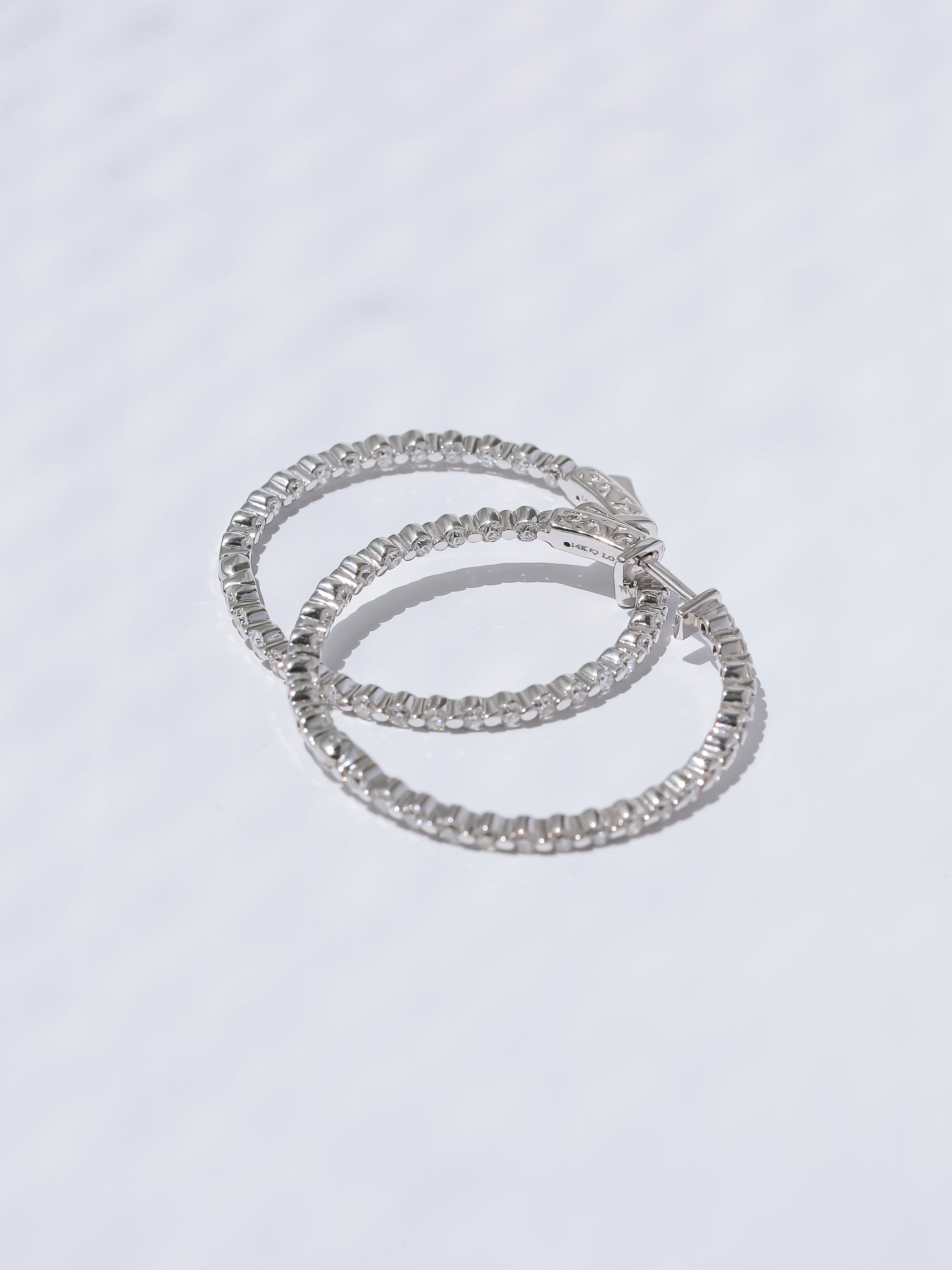 Kobelli Diamond Hoop Earrings
