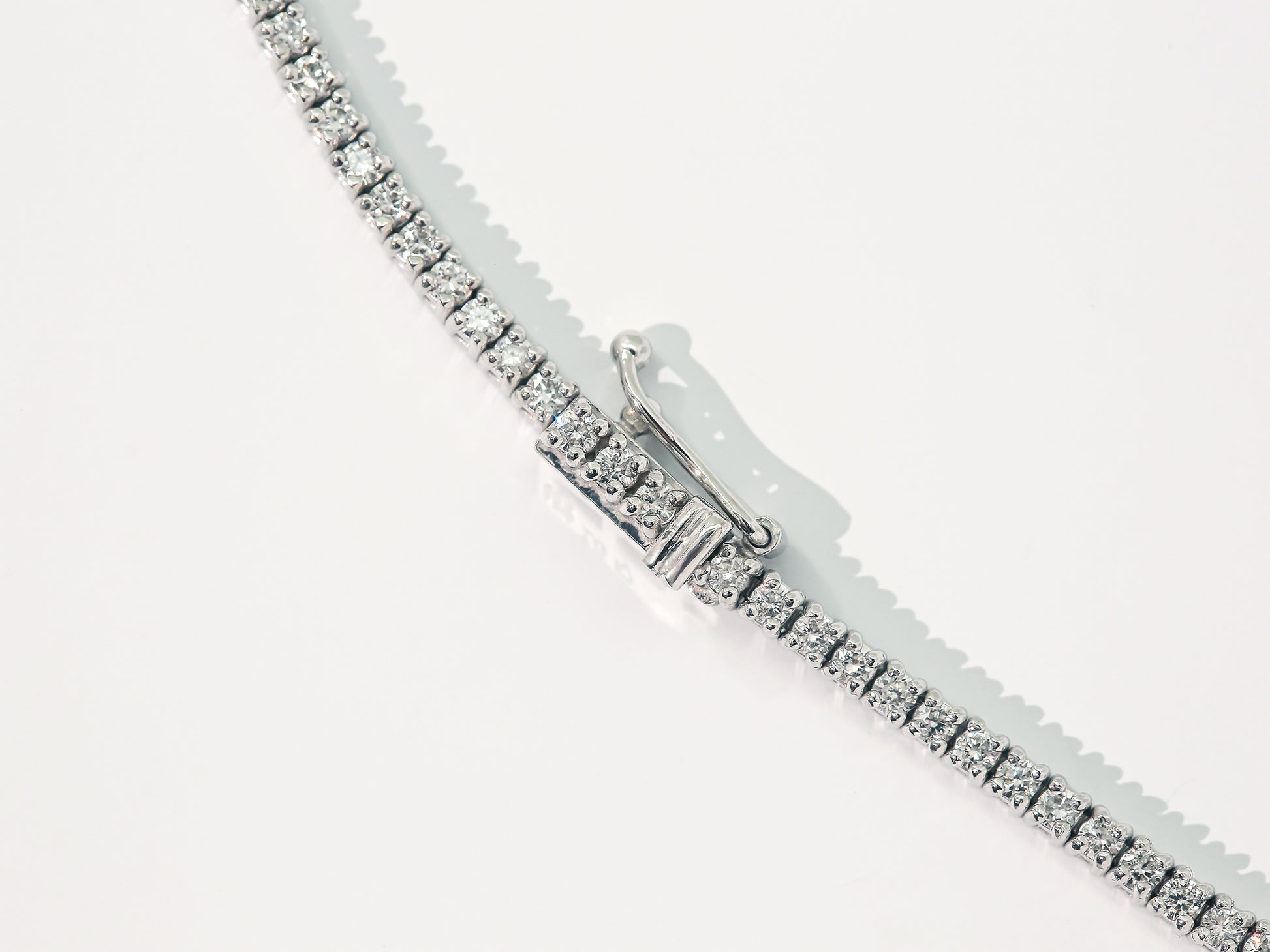 Theia Chevron Diamond Necklace