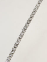 Minerva 1,70 ct TDW Lab Diamond Strang Tennis Halskette