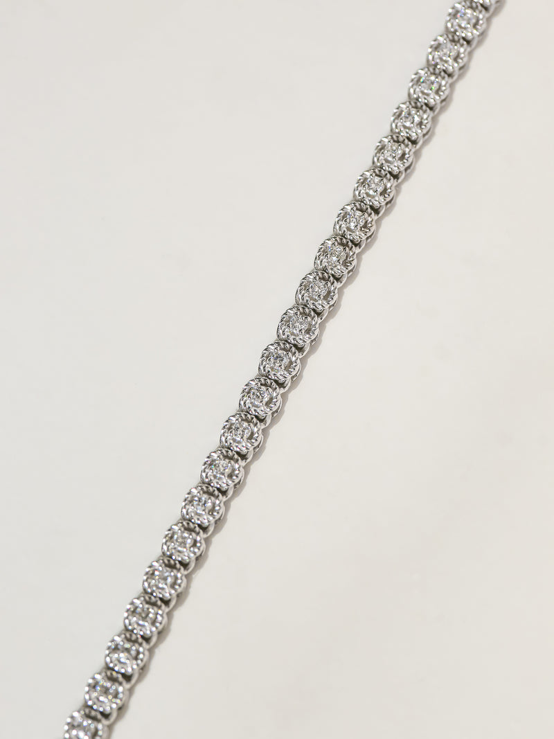 Minerva 1.70 ct TDW Lab Diamond Strand Tennis Necklace