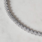 Minerva 1.70 ct TDW Lab Diamond Strand Tennis Necklace