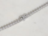 Minerva 1,70 ct TDW Lab Diamond Strang Tennis Halskette
