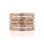 Kobelli Diamond-Coated Women's Wedding Band