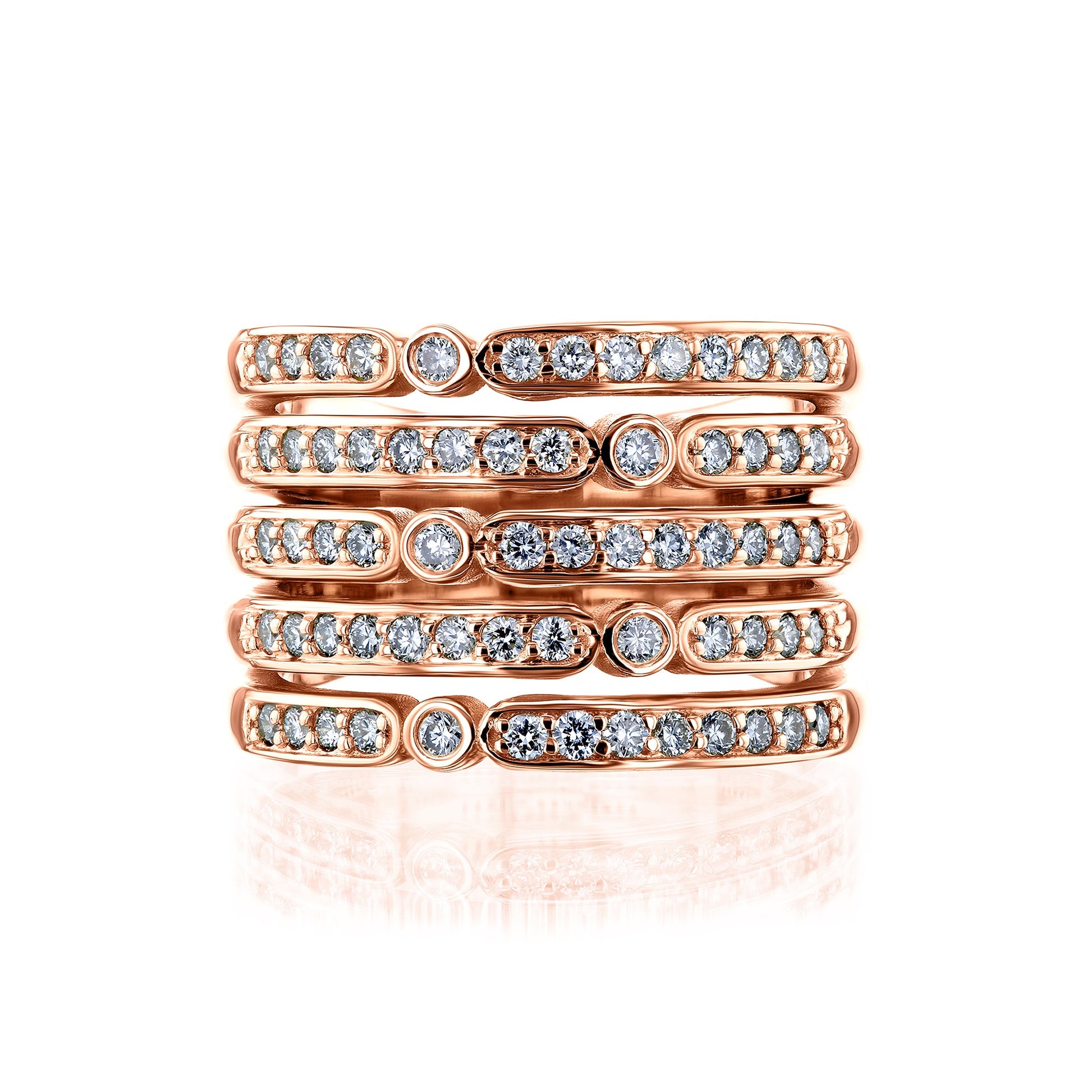 Kobelli Diamond-Coated Women's Wedding Band