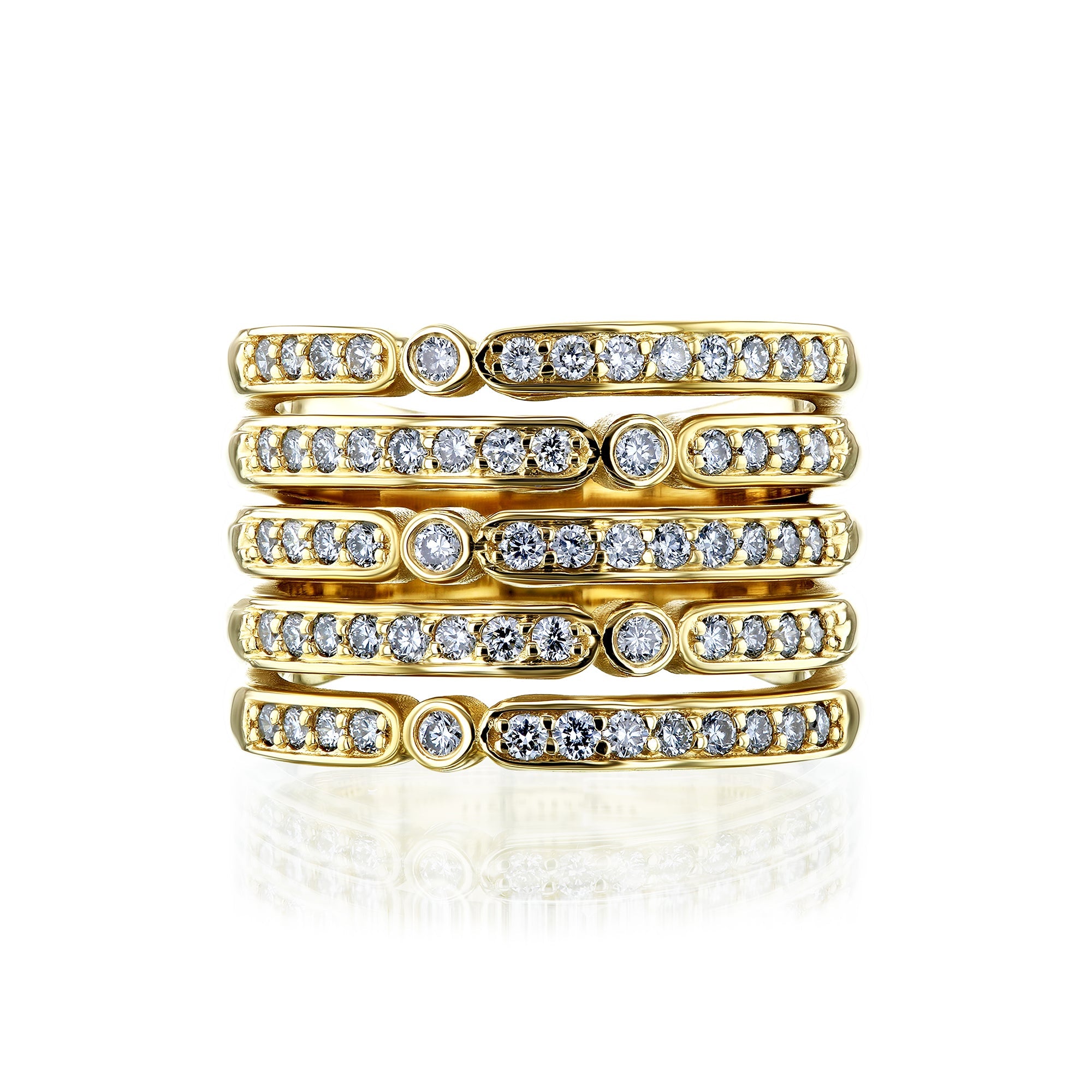 Kobelli Diamond-Coated Women's Wedding Band