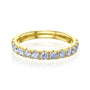 Flame French Pavé in Yellow Gold