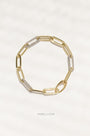 Diamond Paperclip Gilda Bracelet