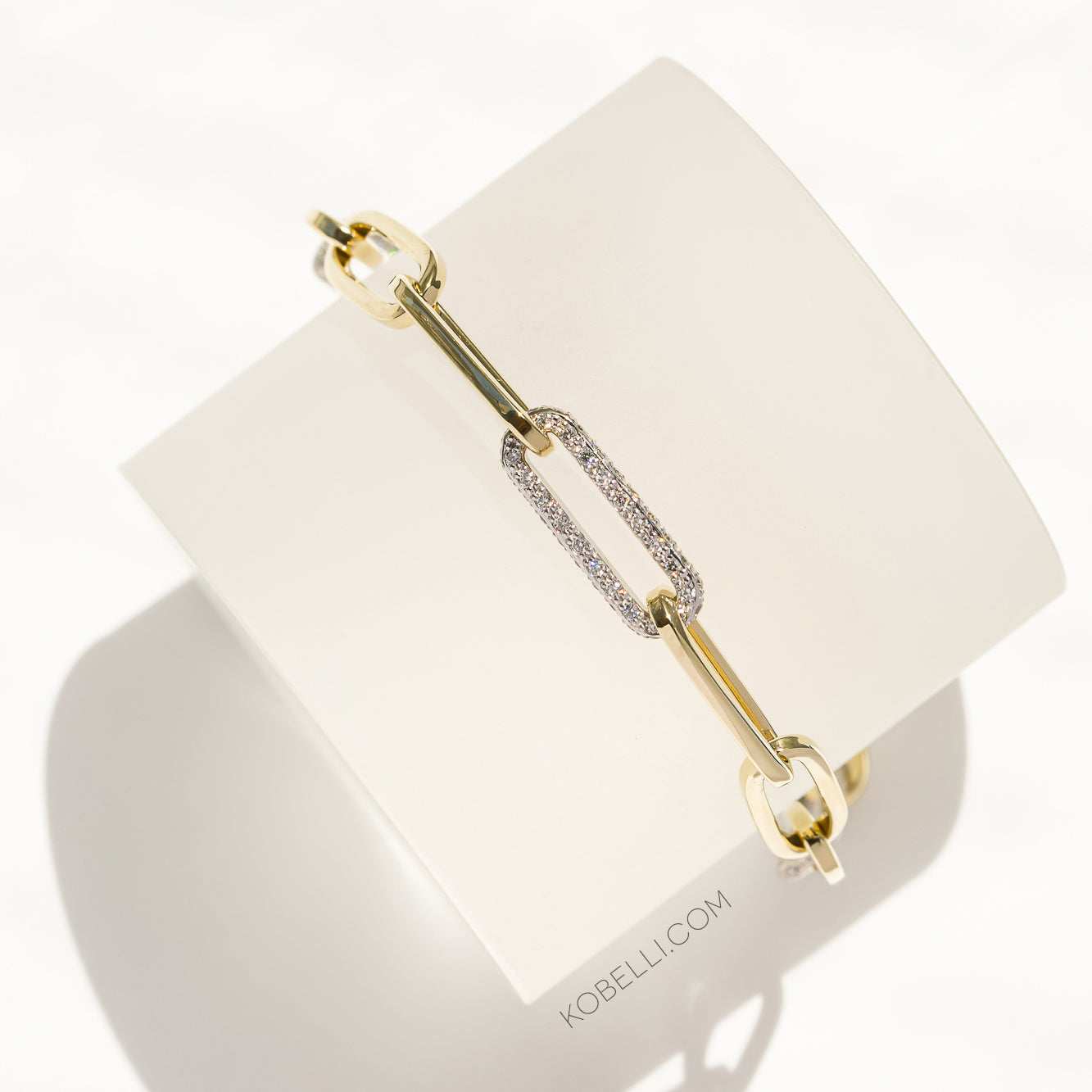 Diamond Paperclip Gilda Bracelet