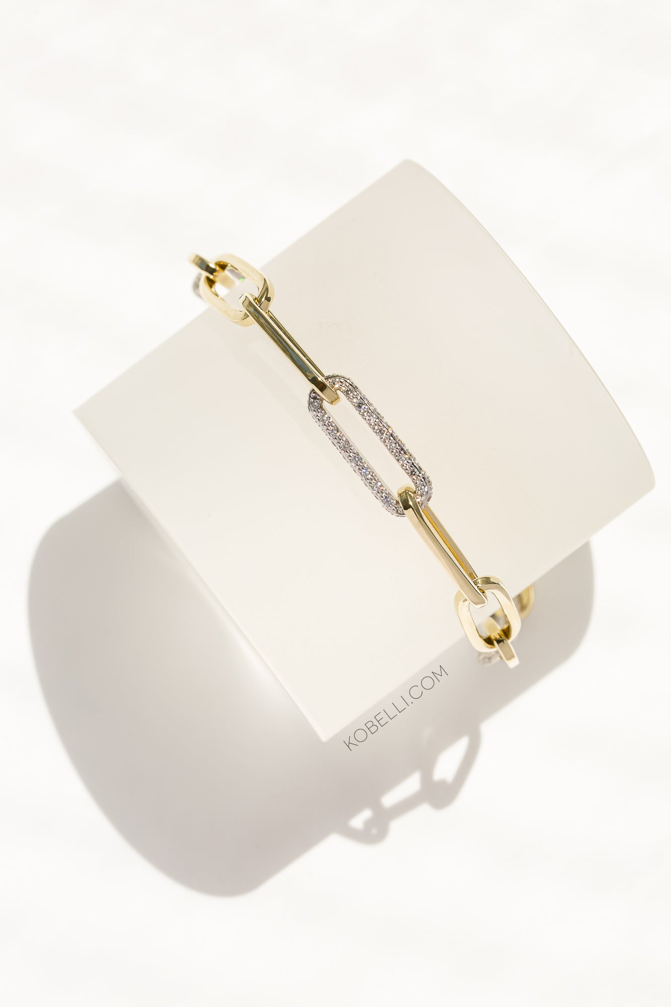 Diamond Paperclip Gilda Bracelet