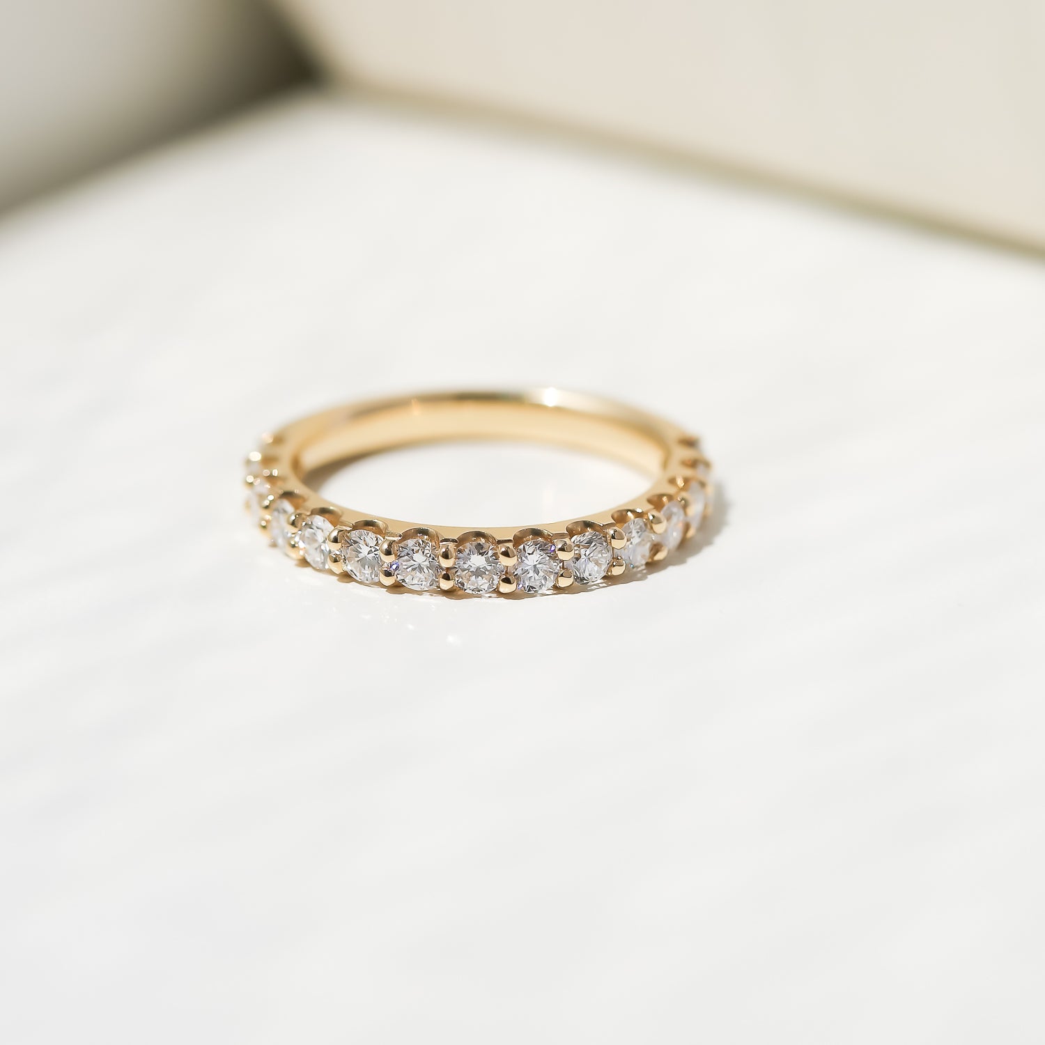 0.9 Carat Lab Grown Diamond U-Prong Ring