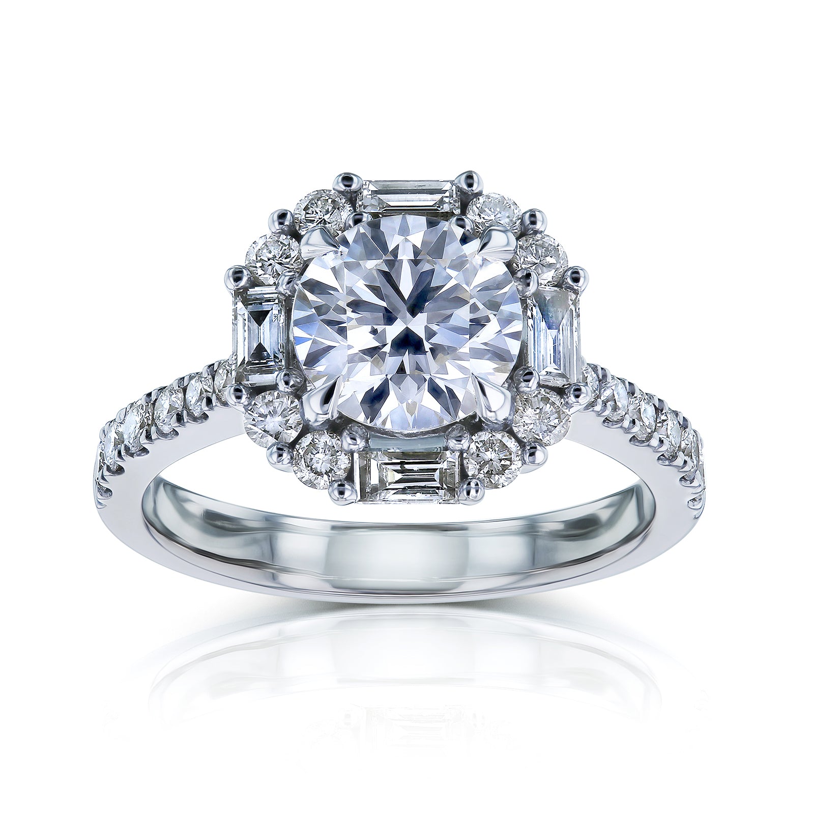 2.3 Carat Cluster Halo Jemma Ring