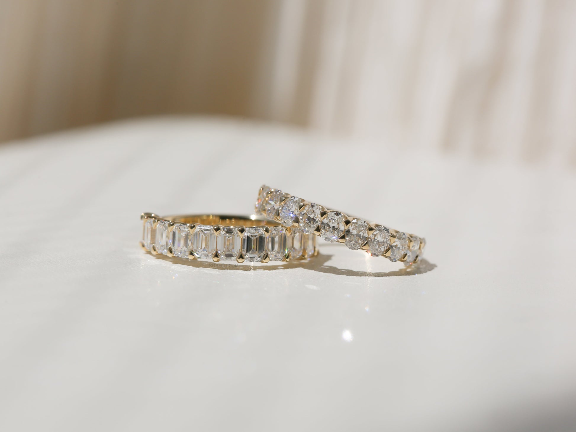 Kobelli Emerald Diamond Band