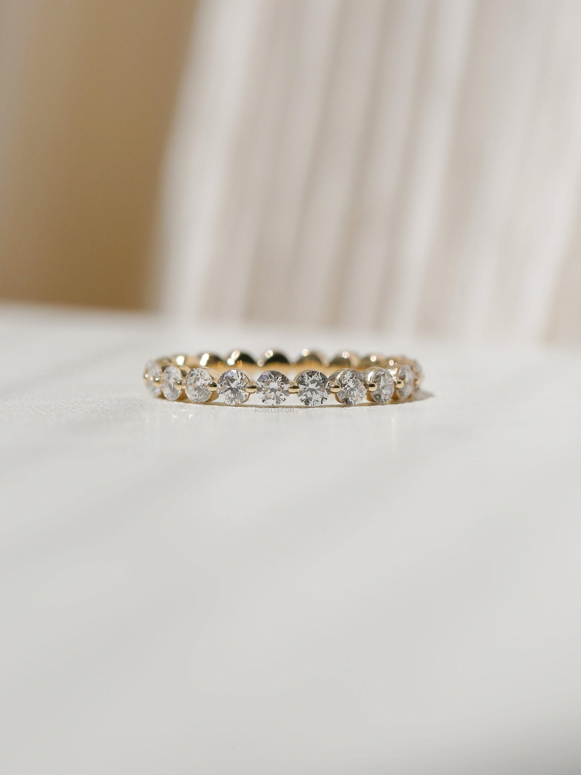 Kobelli Diamond Round-cut Diamond Eternity Band