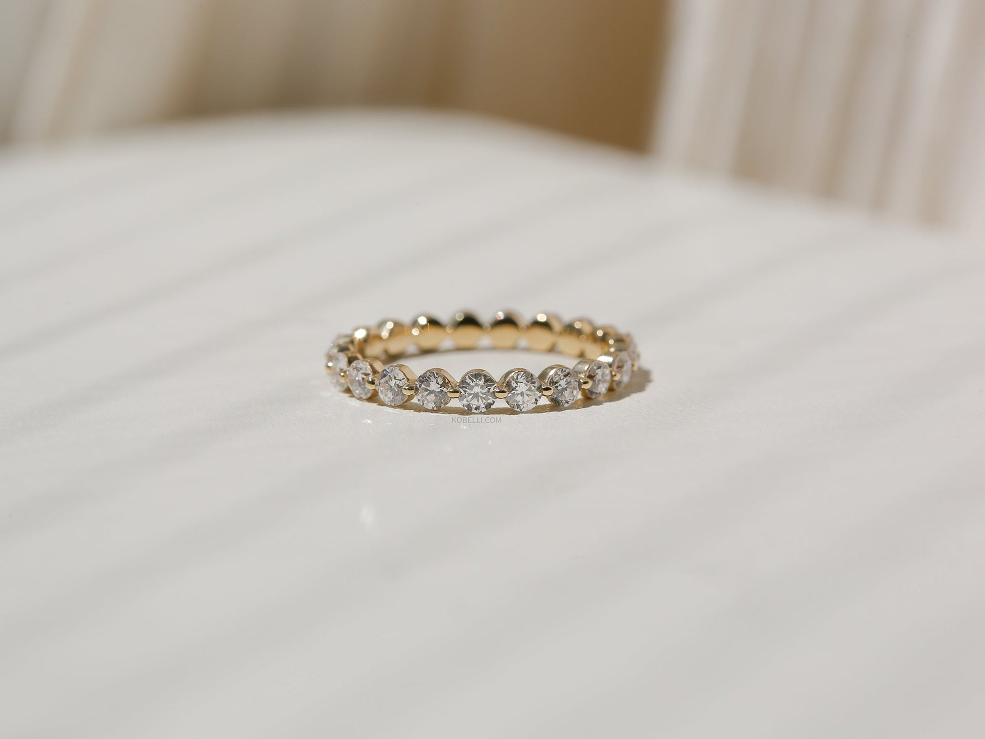 Kobelli Diamond Round-cut Diamond Eternity Band