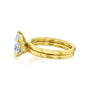 side angle in yellow gold