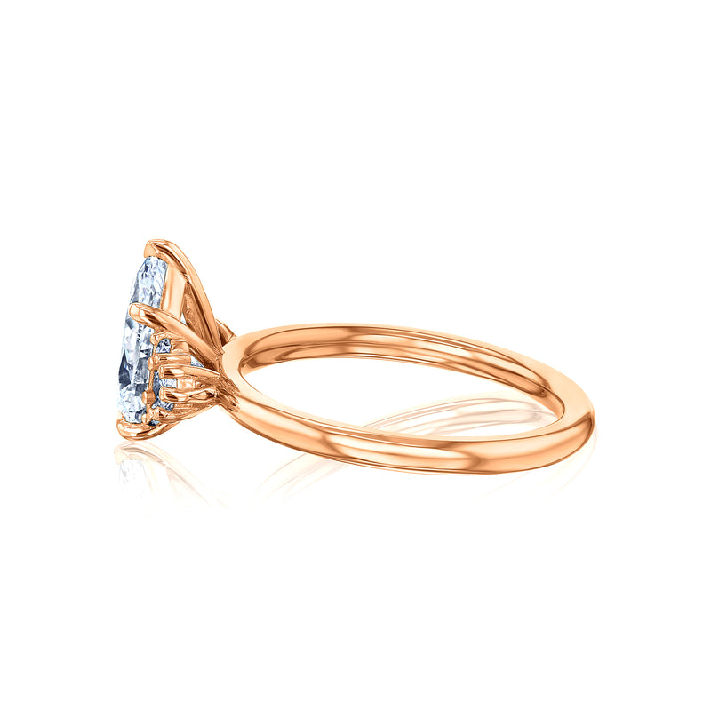 side angle in rose gold