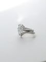 Kobelli Grown Large Pear Diamond Bridal Set