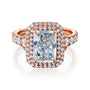 Lab Grown Diamond Double Halo Seoul Ring