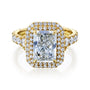 Lab Grown Diamond Double Halo Seoul Ring