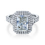 Lab Grown Diamond Double Halo Seoul Ring