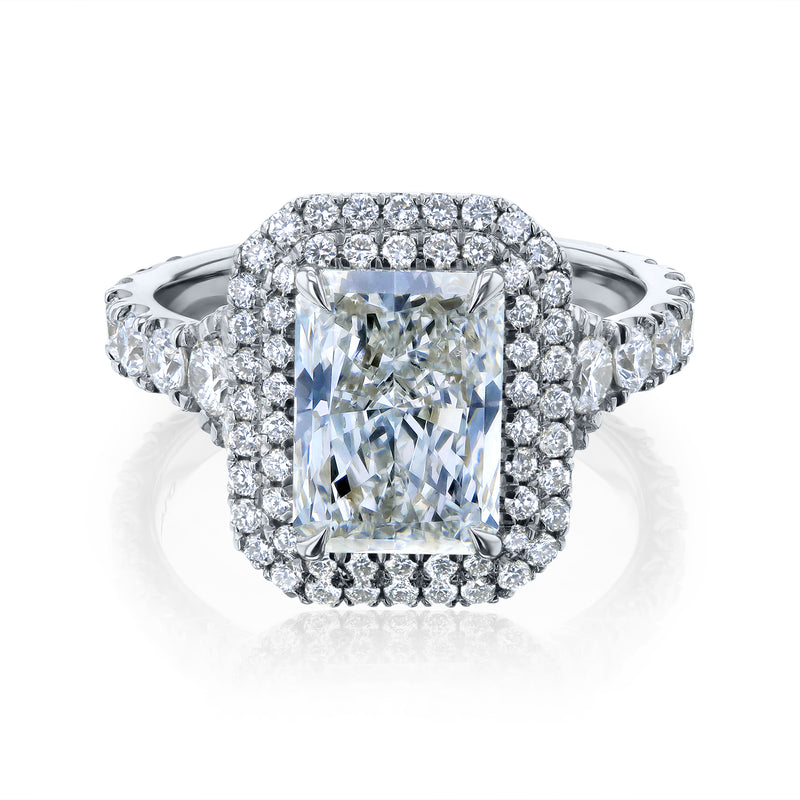 Lab Grown Diamond Double Halo Seoul Ring